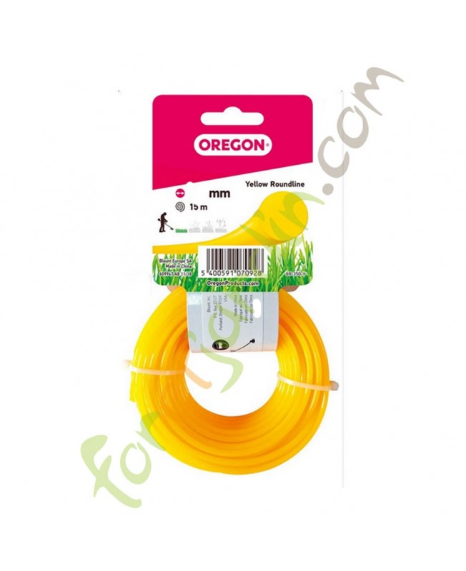 Fil nylon pour debroussailleuse  1.3 mm x 15 m OREGON