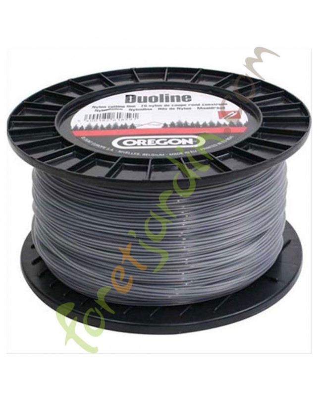 Fil nylon pour debroussailleuse 2.4MM X 180M NYLIUM OREGON