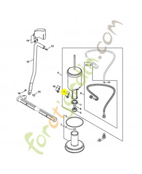 Soupape de sécurité 4255-510-0904. Pièce détachée Stihl / Vicking