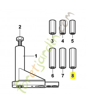 Douille taraudée 5910-893-2202. Pièce détachée Stihl / Vicking