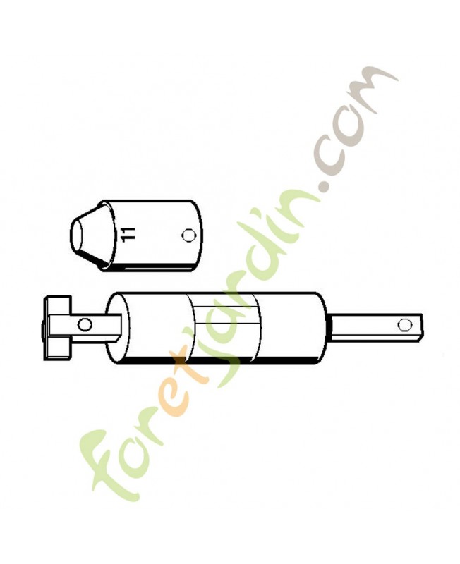 Douille montage circlips 5910-893-1709 Douille montage circlips 5910-893-1709