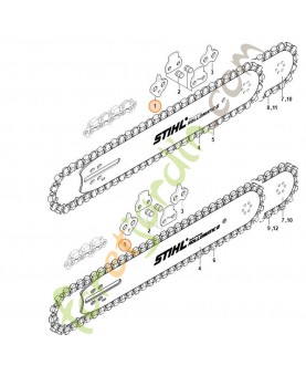 Maillon intermediaire entrain