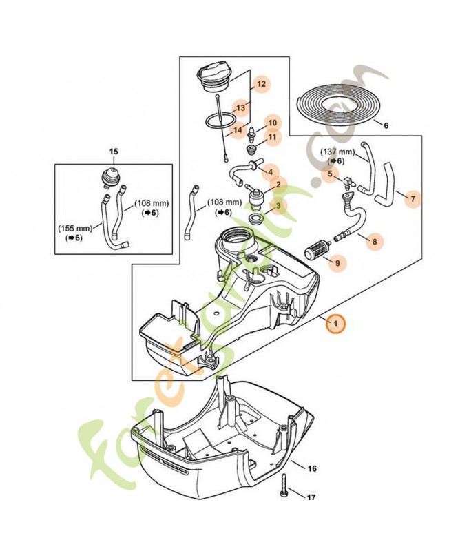 Réservoir d'essence