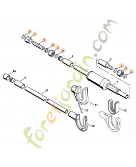Piece d'accouplement référence 4234-740-7801