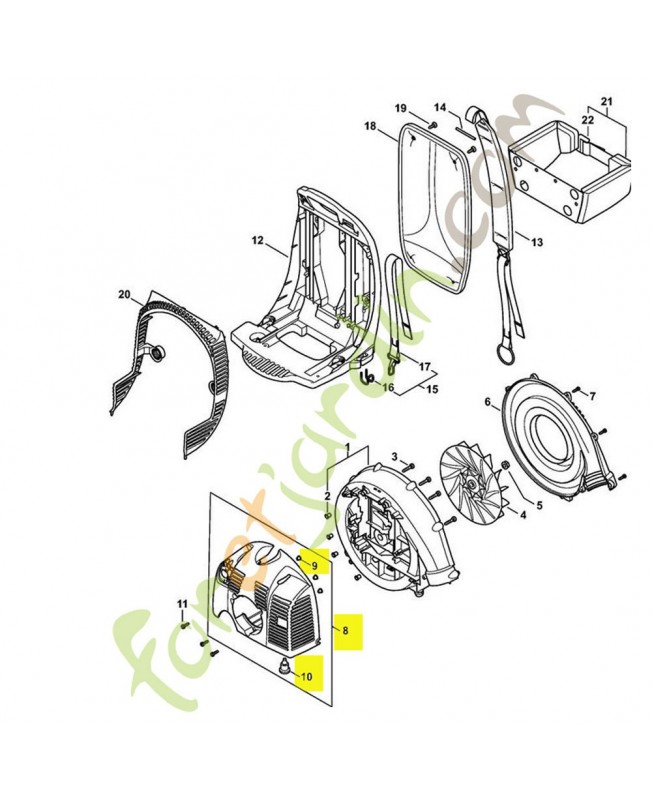 Capot moteur br référence 4244-700-2106