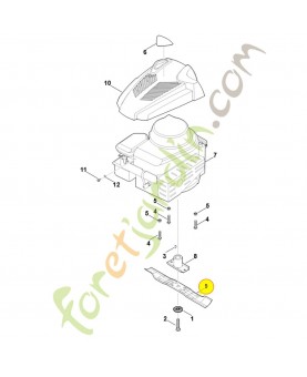 Lame mb 248.3 6350-702-0102. Pièce de rechange Sithl