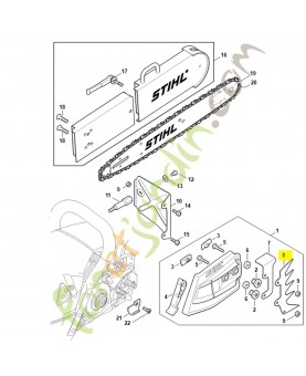 Griffe 1122-664-0501. Pièce détachée Stihl / Vicking