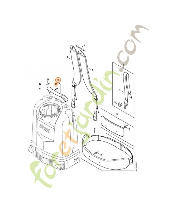 Poignée référence 4255-790-1900