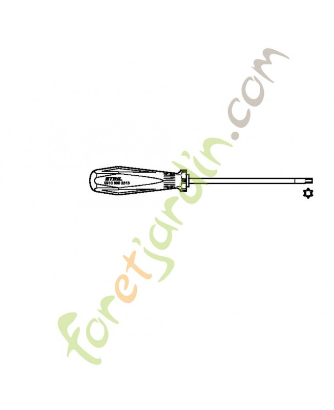 Tournevis t10 5910-890-2313. Pièce détachée Stihl / Vicking