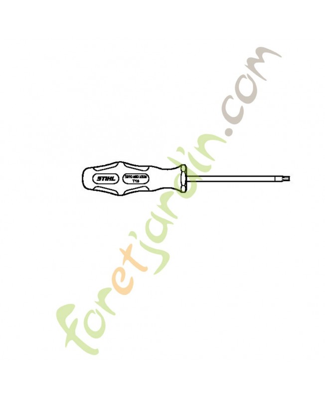 Tournevis t10 5910-890-2308. Pièce détachée Stihl / Vicking
