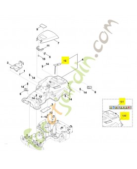 Carter 6301-700-8517. Pièce détachée Stihl / Vicking