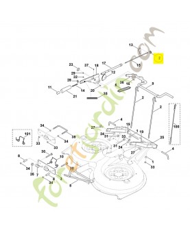 Bouchon 22x1.5x5 9302-929-1320. Pièce détachée Stihl / Vicking