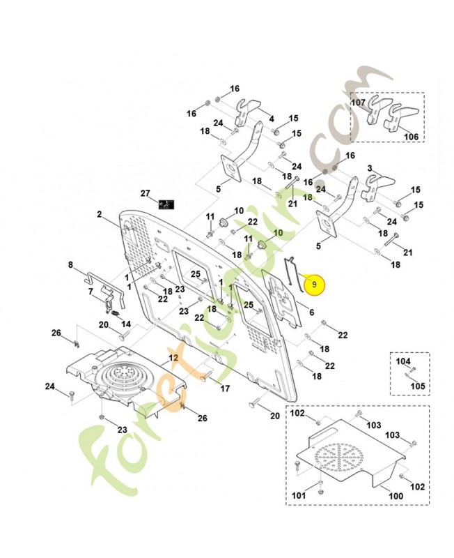 Etrier 6170-763-0430. Pièce de rechange Sithl / Vicking