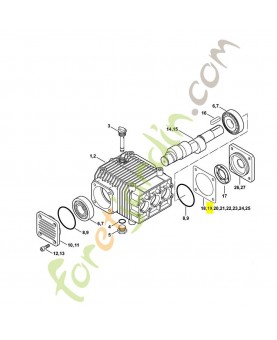 Rondelle 4773-705-6000. Pièce détachée Stihl / Vicking