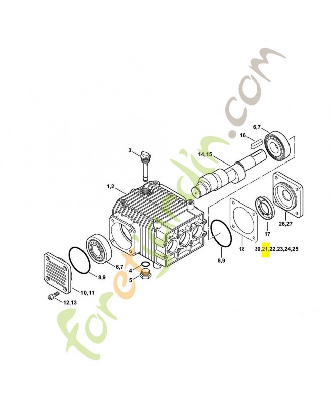 Rondelle 4773-705-6001. Pièce détachée Stihl / Vicking Rondelle 4773-705-6001. Pièce détachée Stihl / Vicking