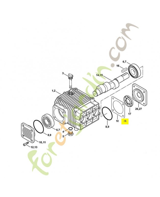 Rondelle 4773-705-6003. Pièce détachée Stihl / Vicking Rondelle 4773-705-6003. Pièce détachée Stihl / Vicking