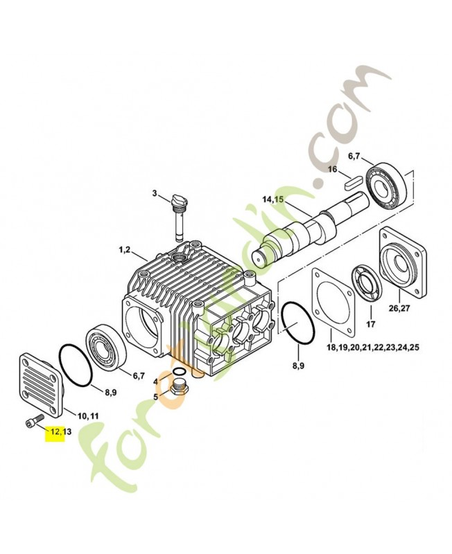 Vis creuse 4773-708-8400. Pièce détachée Stihl / Vicking Vis creuse 4773-708-8400. Pièce détachée Stihl / Vicking