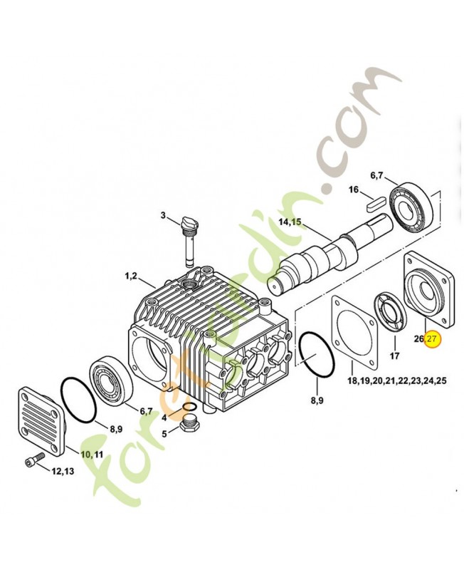 Bride 4773-701-2000. Pièce détachée Stihl / Vicking Bride 4773-701-2000. Pièce détachée Stihl / Vicking