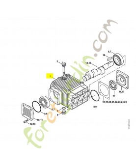 Carter de pompe 4773-701-0501. Pièce détachée Stihl / Vicking