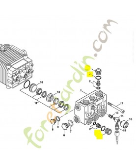 Bouchon fileté 4773-700-2300. Pièce détachée Stihl / Vicking