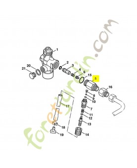 Pièce de raccordement 4773-513-0201. Pièce détachée Stihl / Vicking