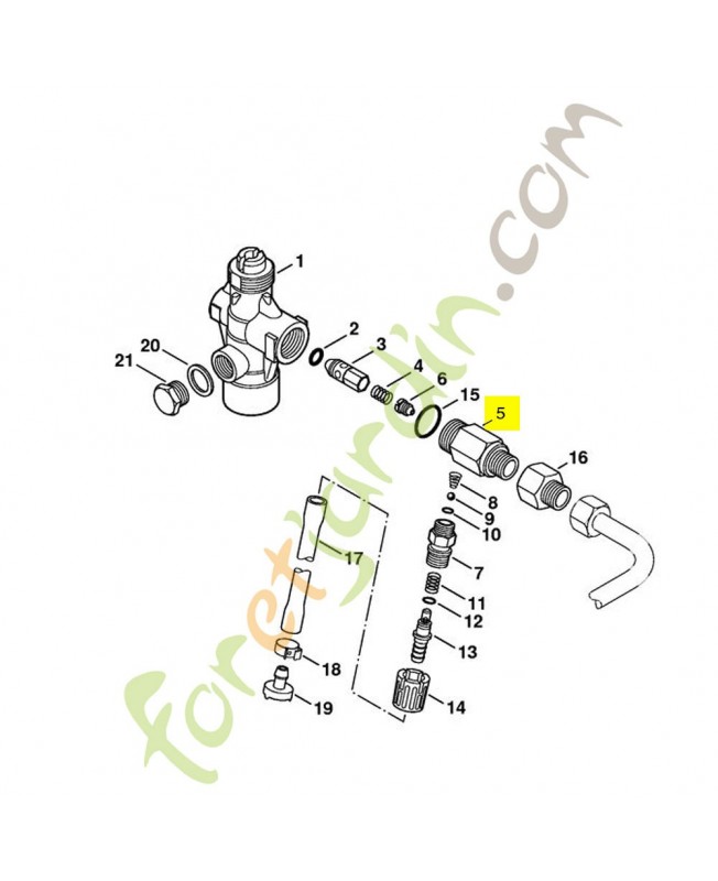 Pièce de raccordement 4773-513-0201. Pièce détachée Stihl / Vicking Pièce de raccordement 4773-513-0201. Pièce détachée Stihl / Vicking