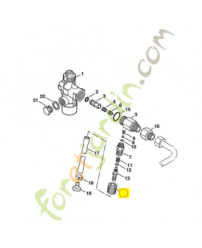 Bouton 4773-512-0401. Pièce détachée Stihl / Vicking Bouton 4773-512-0401. Pièce détachée Stihl / Vicking