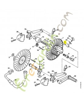 Support 4747-731-1600. Pièce détachée Stihl / Vicking