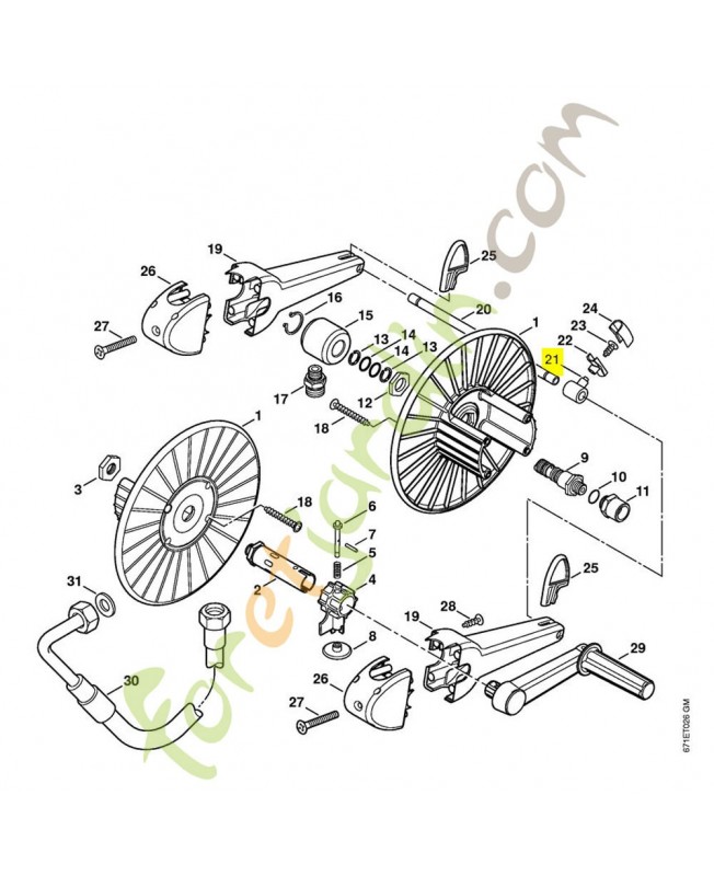 Support 4747-731-1600. Pièce détachée Stihl / Vicking Support 4747-731-1600. Pièce détachée Stihl / Vicking