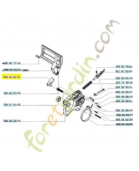 Isolateur 508045401. Pièce de rechange Husqvarna référence 508045401