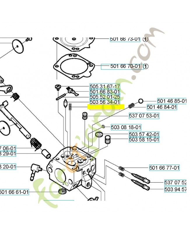 Ressort 503945601. Pièce de rechange Husqvarna