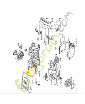 Recouvrement avant 4787-790-5100. Pièce détachée Stihl / Vicking