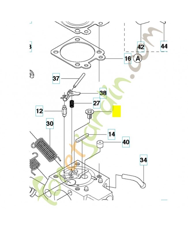 Vis 502847101. Pièce de rechange Husqvarna