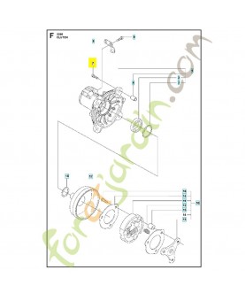 Vis 503200778. Pièce de rechange Husqvarna
