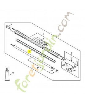Fourreau 1386 mm 4180-711-7300. Pièce détachée Stihl / Vicking