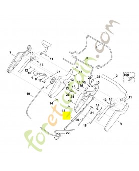 Faisceau de cables 6340-440-3000. Pièce de rechange Sithl / Vicking