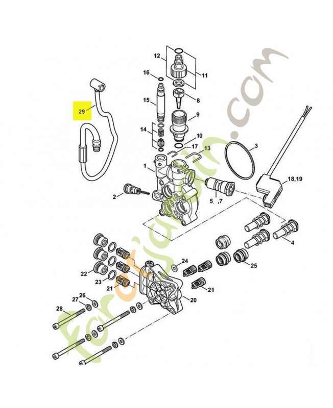 Flexible haute pression référence 4778-670-0800