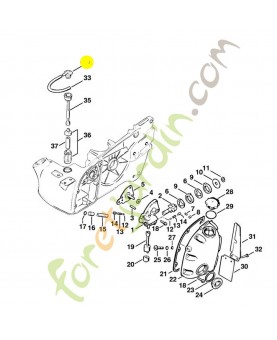 Raccord en équerre 1108-353-2500. Pièce détachée Stihl / Vicking référence 1108-353-2500