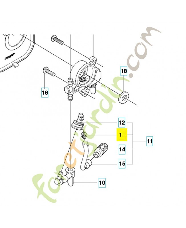Joint 516950301. Pièce de rechange Husqvarna