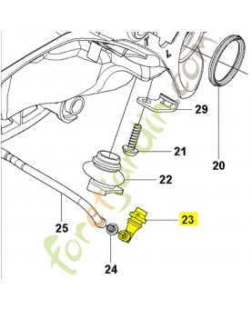Pipe 522647801. Pièce de rechange Husqvarna