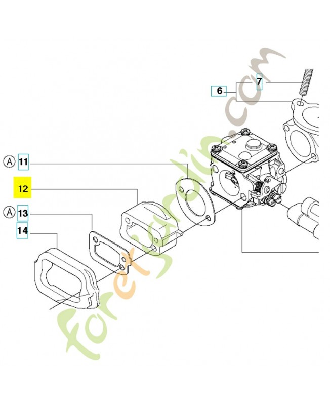 Pipe admission  référence 501533803