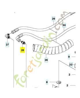 Raccord 535426805. Pièce de rechange Husqvarna