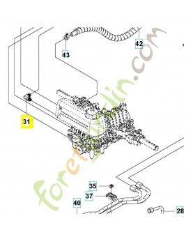 raccord 535437305 - Pièce de détachée Husqvarna