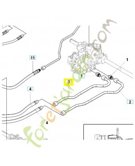 Tube 544450501. Pièce de rechange Husqvarna