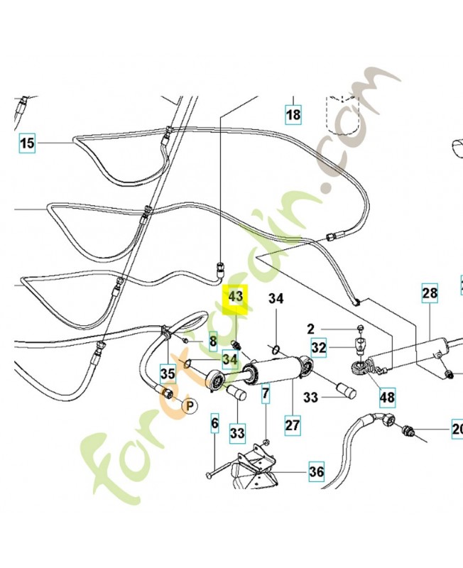 connecteur 575881306 - Pièce de détachée Husqvarna