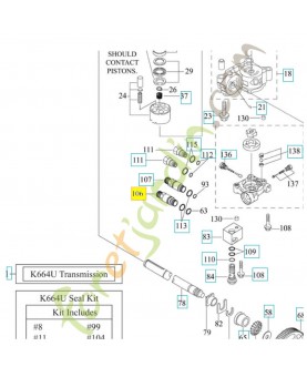 Raccord de tuyau 574515301 Pièce de détachée Husqvarna