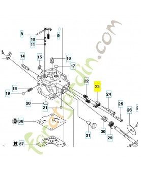 Capuchon 544970801. Pièce de rechange Husqvarna