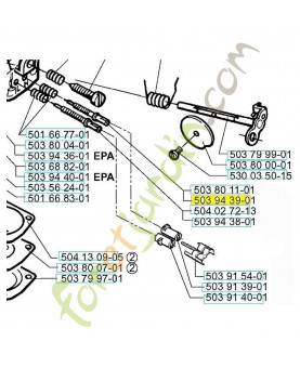 Vis husqvarna ref. 503943901 en stock