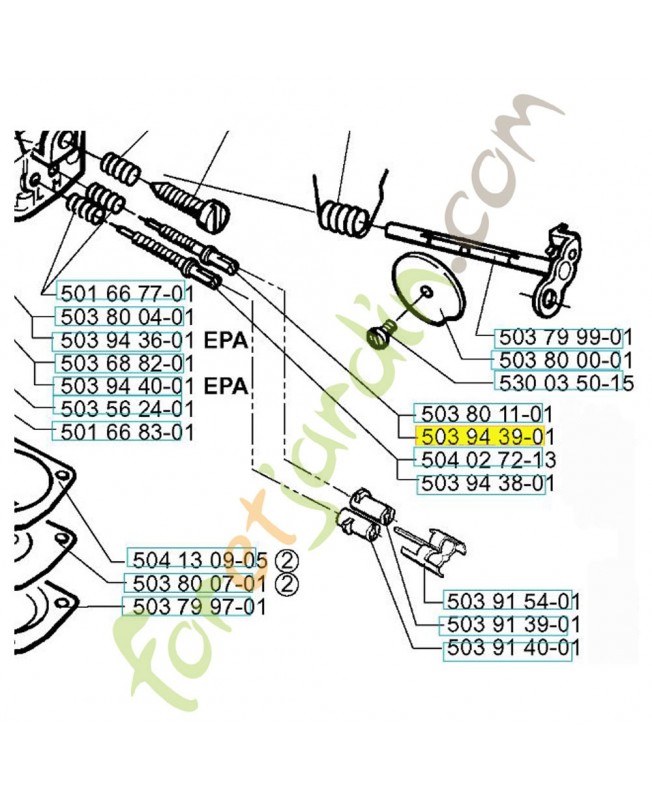 Vis husqvarna ref. 503943901 en stock