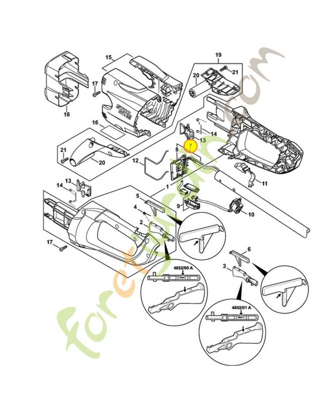 Faisceau de câbles 4857-440-3001. Pièce de rechange Sithl / Vicking
